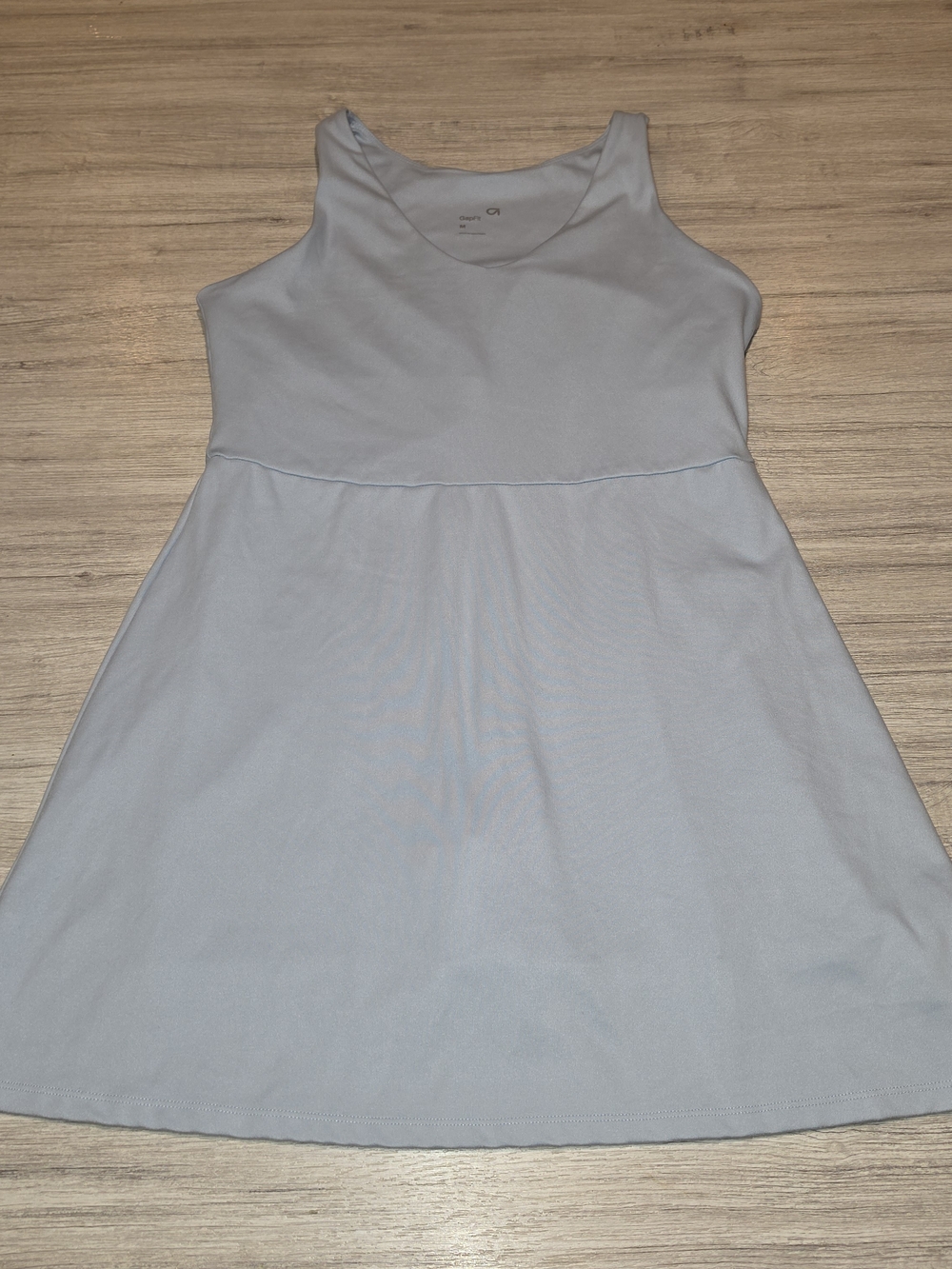 Gap Gapfit Active Tank Dress Women's Medium Light Blue Size M